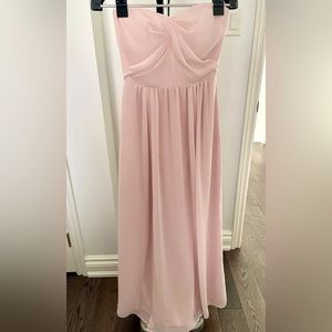 Bridesmaids dress / Prom dress. Blush pink. Purchased at Nordstrom.
